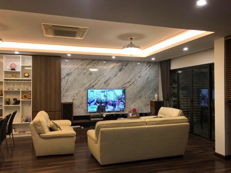 Thi công nội thất phòng khách chung cư đẹp, tiện nghi và hiện đại